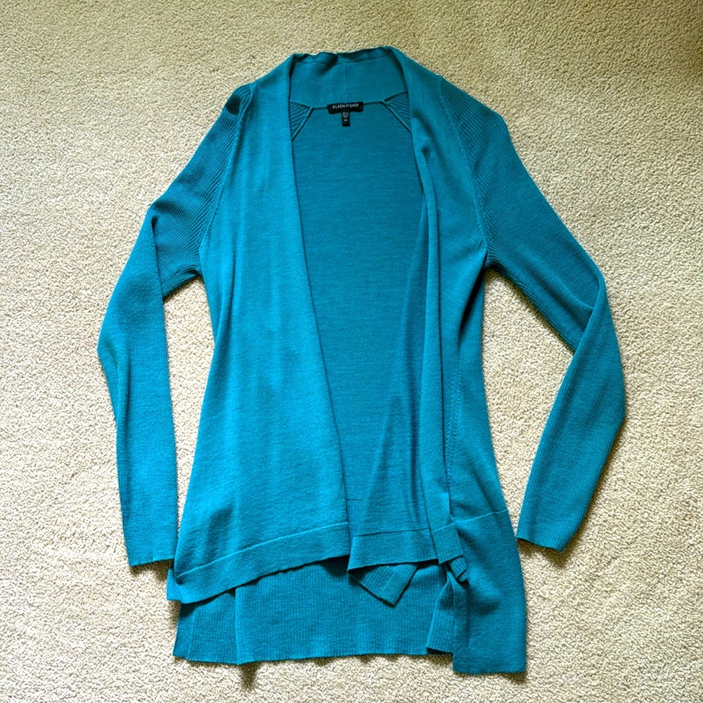VGUC Eileen Fisher cardigan/wrap XS